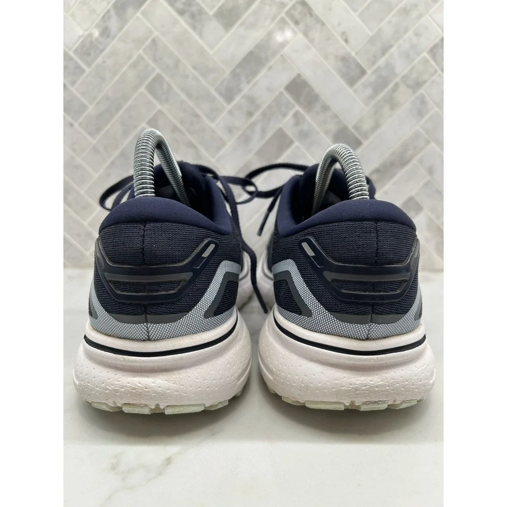 Brooks Ghost 15 Running Shoes Womens Size 9.5 D 9.5D Navy Blue Athletic Sneakers